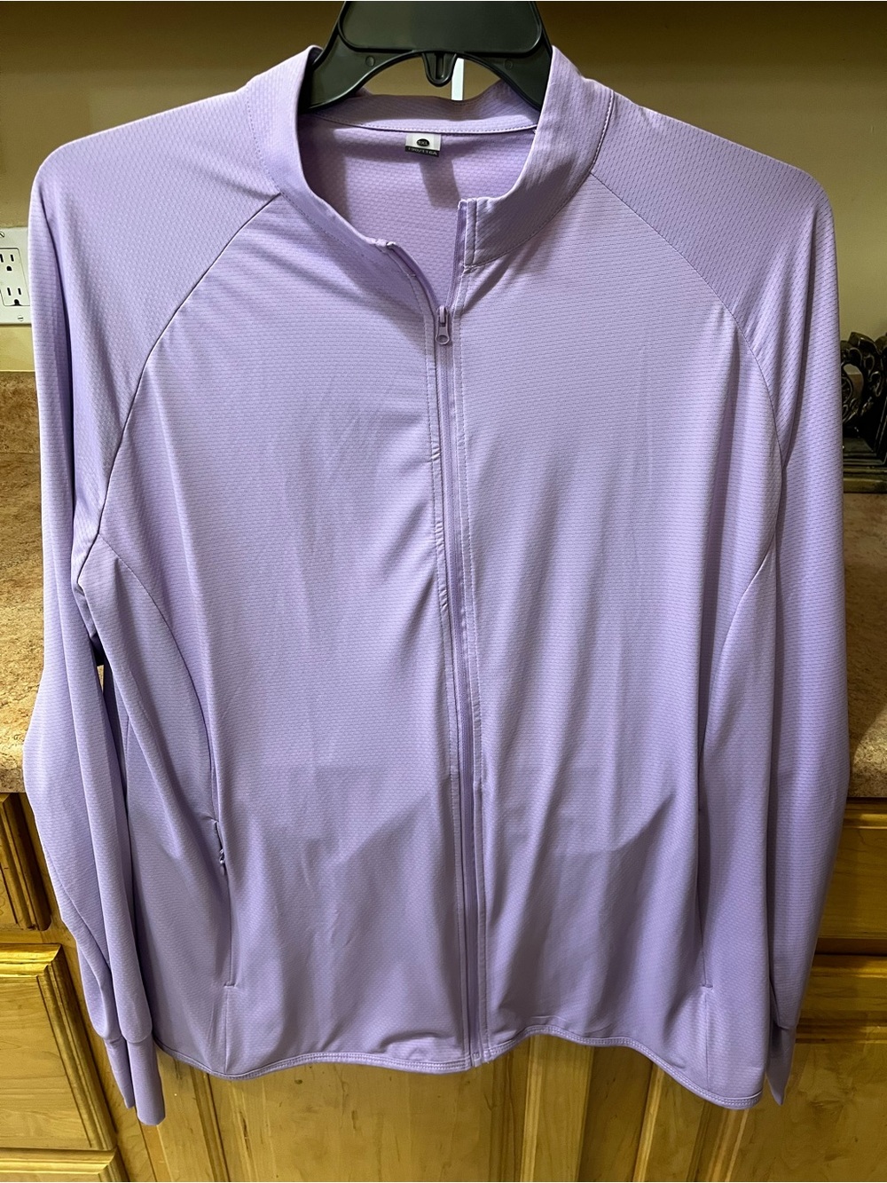 Light Purple Full-Zip Women's Jacket